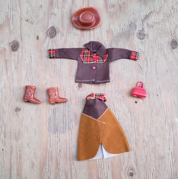 70s Mattel Barbie Clone Fashions Cowgirl Outfit - Picture 4 of 4